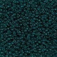 Miyuki rocailles Perlen 11/0 - Transparent dark teal 11-2406
